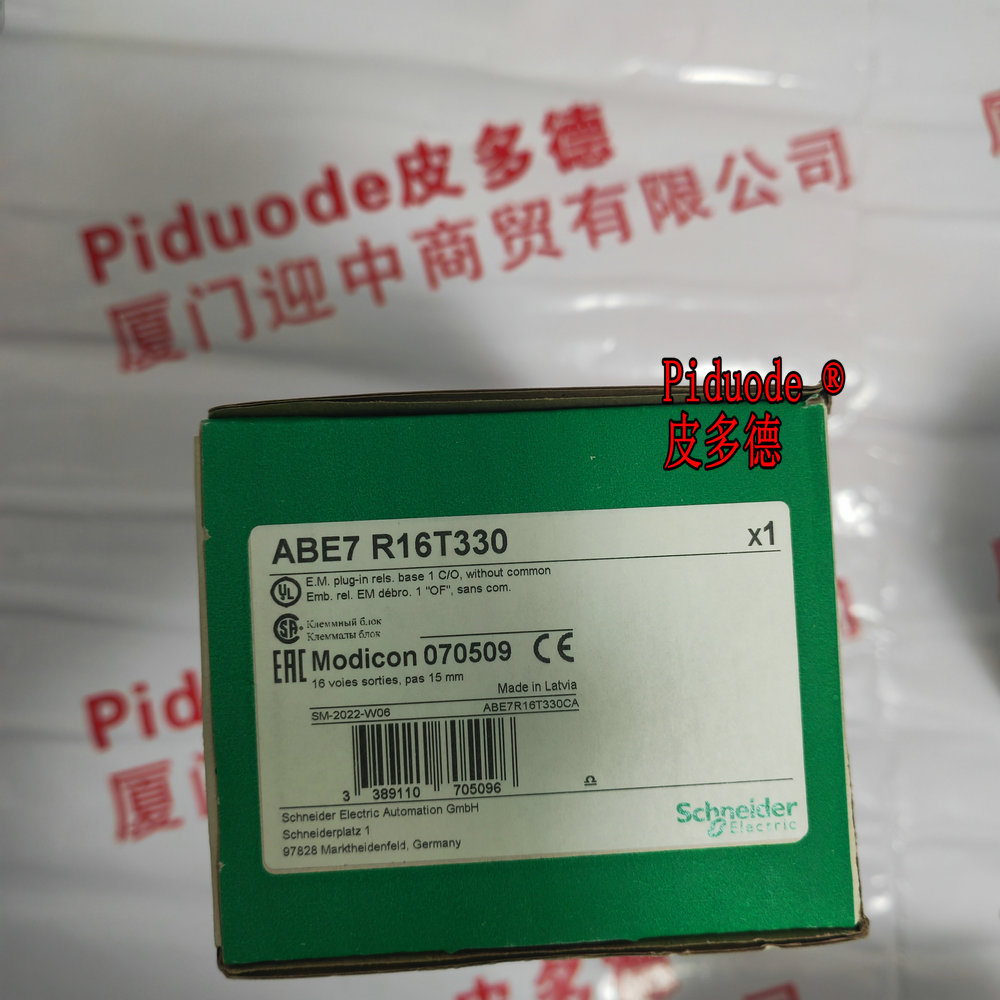 施耐德ABE7R16T330 固态继电器底座全新原装现货
